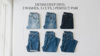 Denim Deep Dive: 3 Washes, 3 Cuts, 1 Perfect Pair