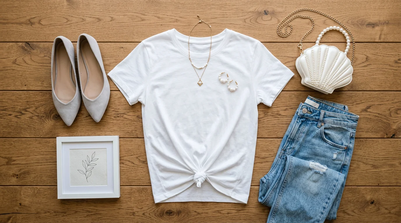 One White Tee, Five Ways: My Go-To Styling Tricks
