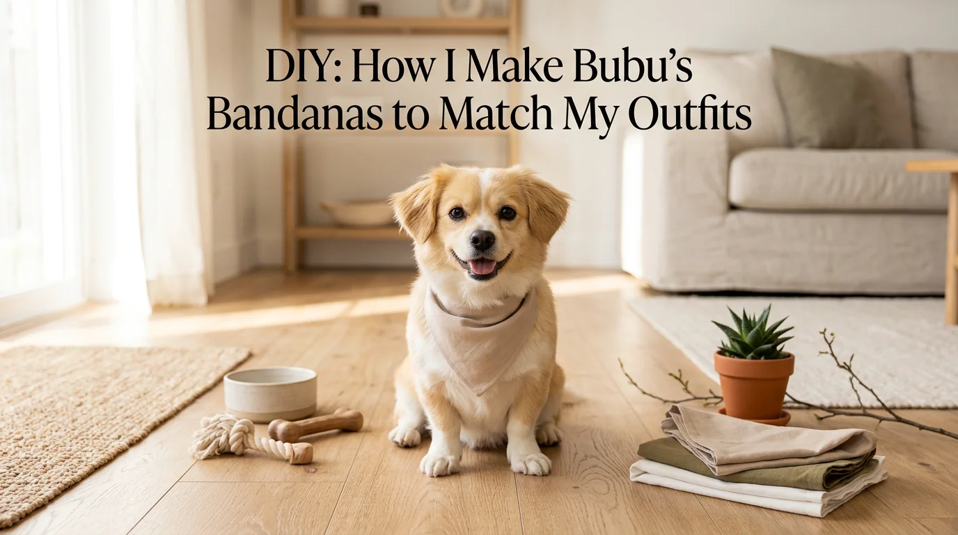 DIY: How I Make Bubu's Bandanas to Match My Outfits