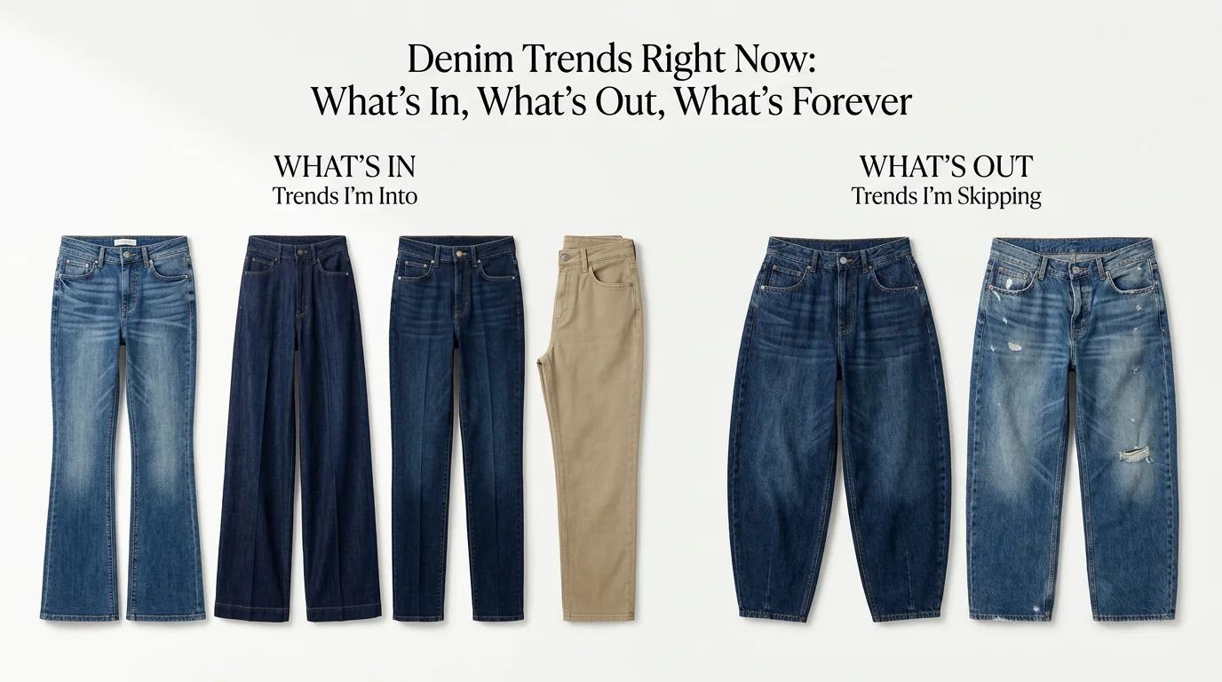 Denim Trends Right Now: What's In, What's Out, What's Forever