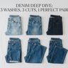 Denim Deep Dive: 3 Washes, 3 Cuts, 1 Perfect Pair