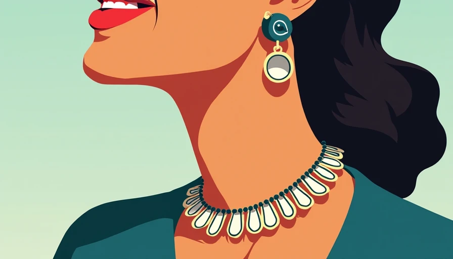Visual context for statement necklace