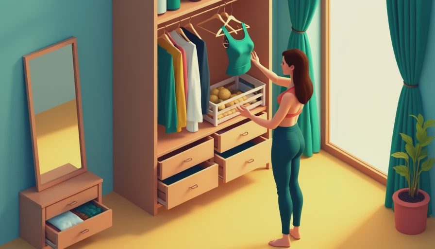 Visual context for tank top with built in bra