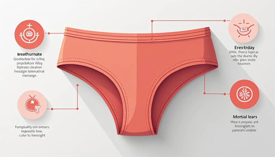 Visual context for women's cotton underwear