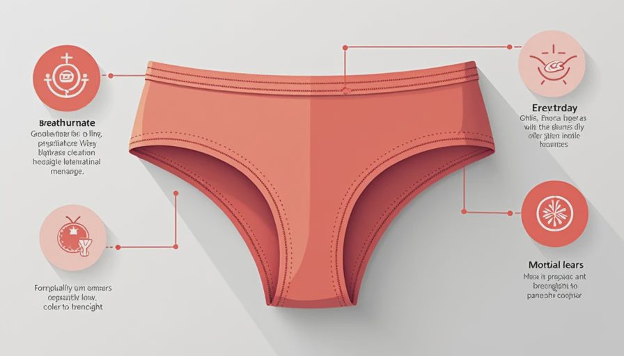 Visual context for women's cotton underwear