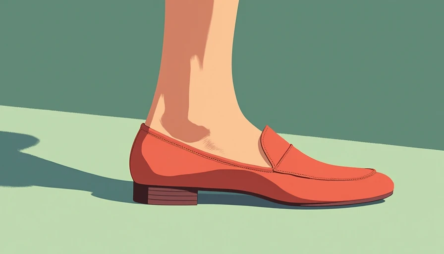 Visual context for no show socks
