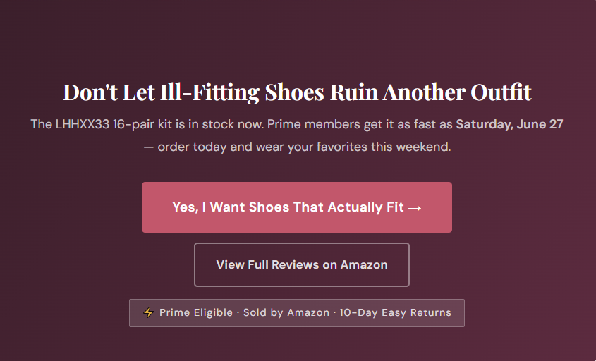 Solve Ill-Fitting Shoe Problems with LHHXX33 Kit