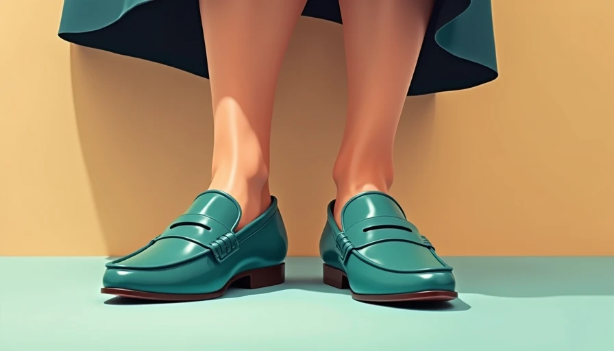 Visual context for loafers for women