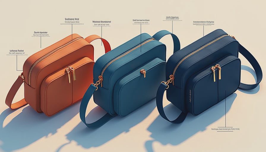 Visual context for belt bags for women