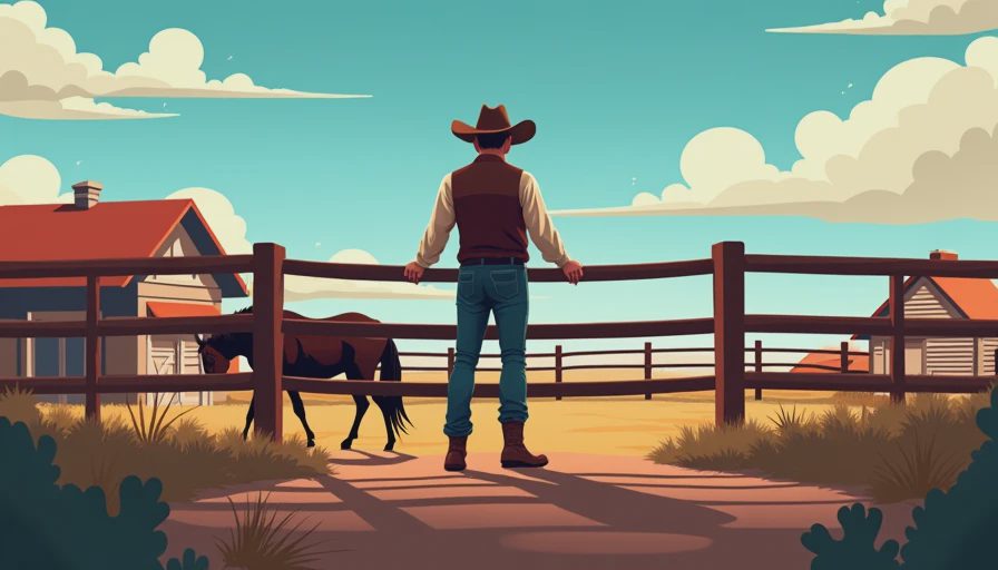 Illustration for western boots outfit