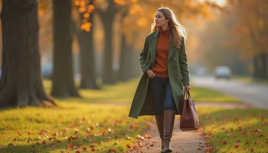 Visual context for autumn styles for women
