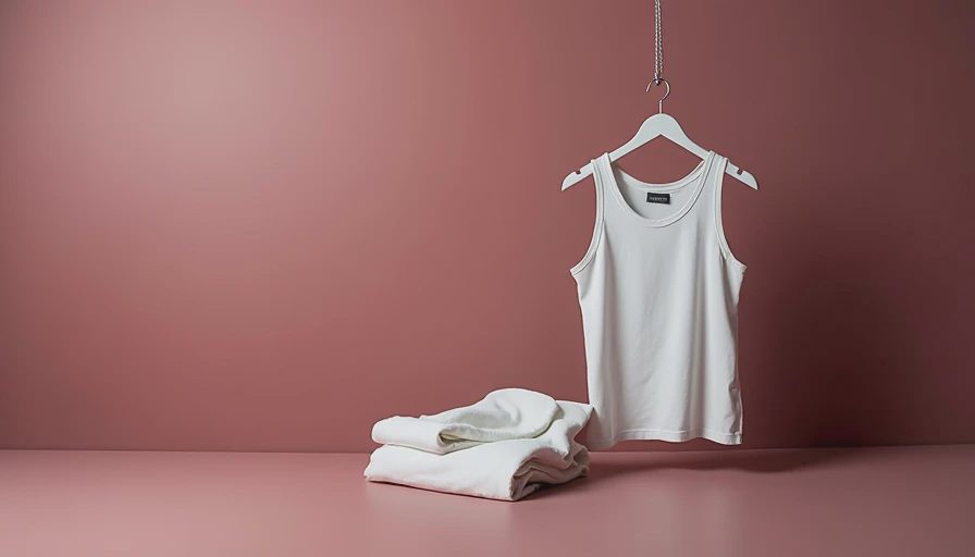 Visual context for white tank top