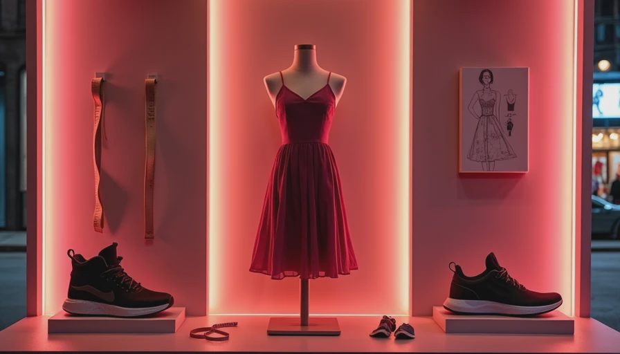 Visual context for nike shoes and dress