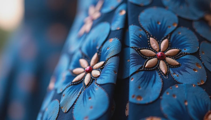 Visual context for dolce and gabbana hydrangea skirt