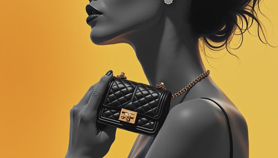 Visual context for small chanel gabrielle bag
