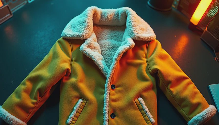 Visual context for acne jacket shearling