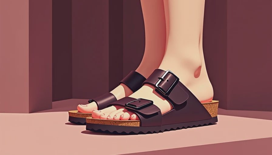 Visual context for birkenstocks with dresses