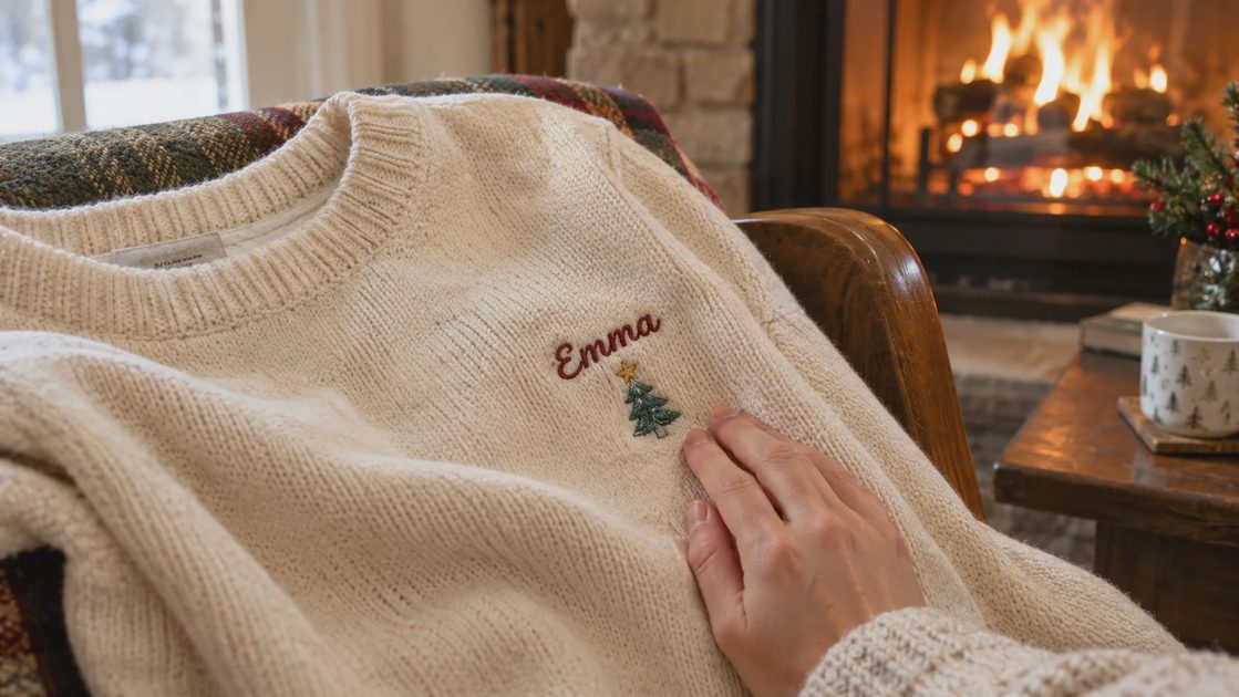 Cozy Emma Christmas Sweater by the Fire.png